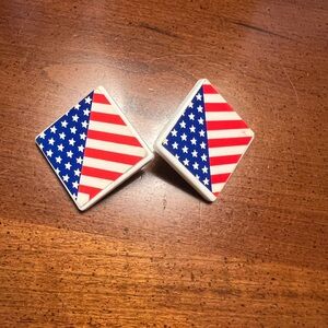 American Flag earrings